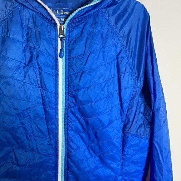 L.L. Bean blue light windbreaker jacket - Picture 3 of 5